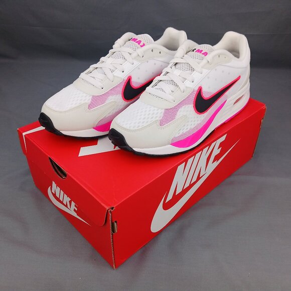 Nike Air Max Solo Women's Casual Shoes White Pink FN0784 102 Sizes 8-9.5 - Picture 8 of 8